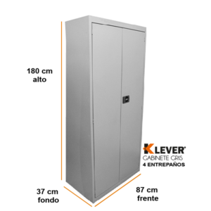 GABINETE 4 ENTREPAÑOS GRIS