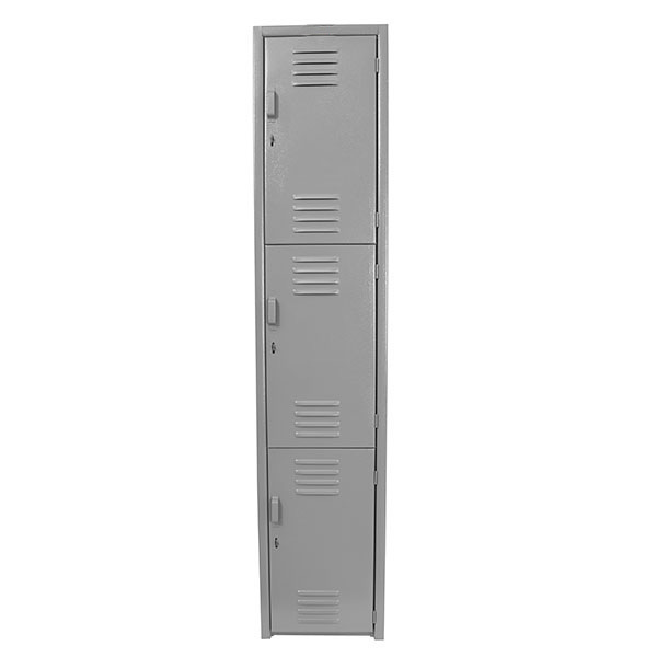 LOCKER 3 PUERTAS SERIE B GRIS - Image 3