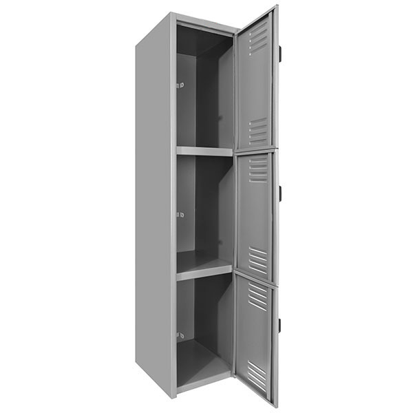 LOCKER 3 PUERTAS SERIE B GRIS - Image 4