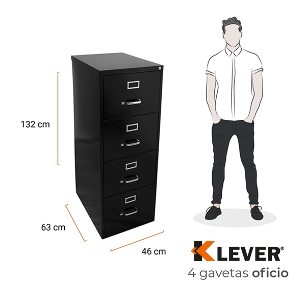 CLÁSICO METÁLICO 4 GAVETAS - Image 2